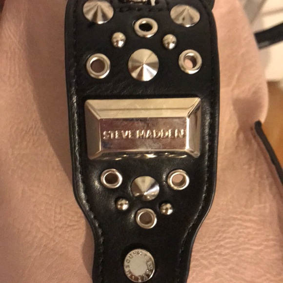 Steve Madden Pink & Black Purse - Picture 7 of 7